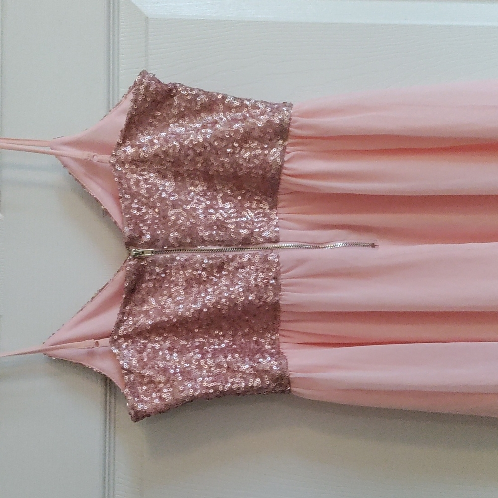 Sparkly sequin chiffon dress - Picture 3 of 4